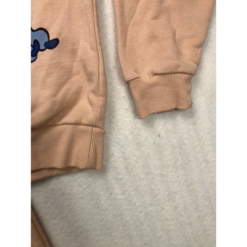 Disney Primark Stitch Kids Sweatshirt‎ and Joggers Set Peach Size 10-11 Years